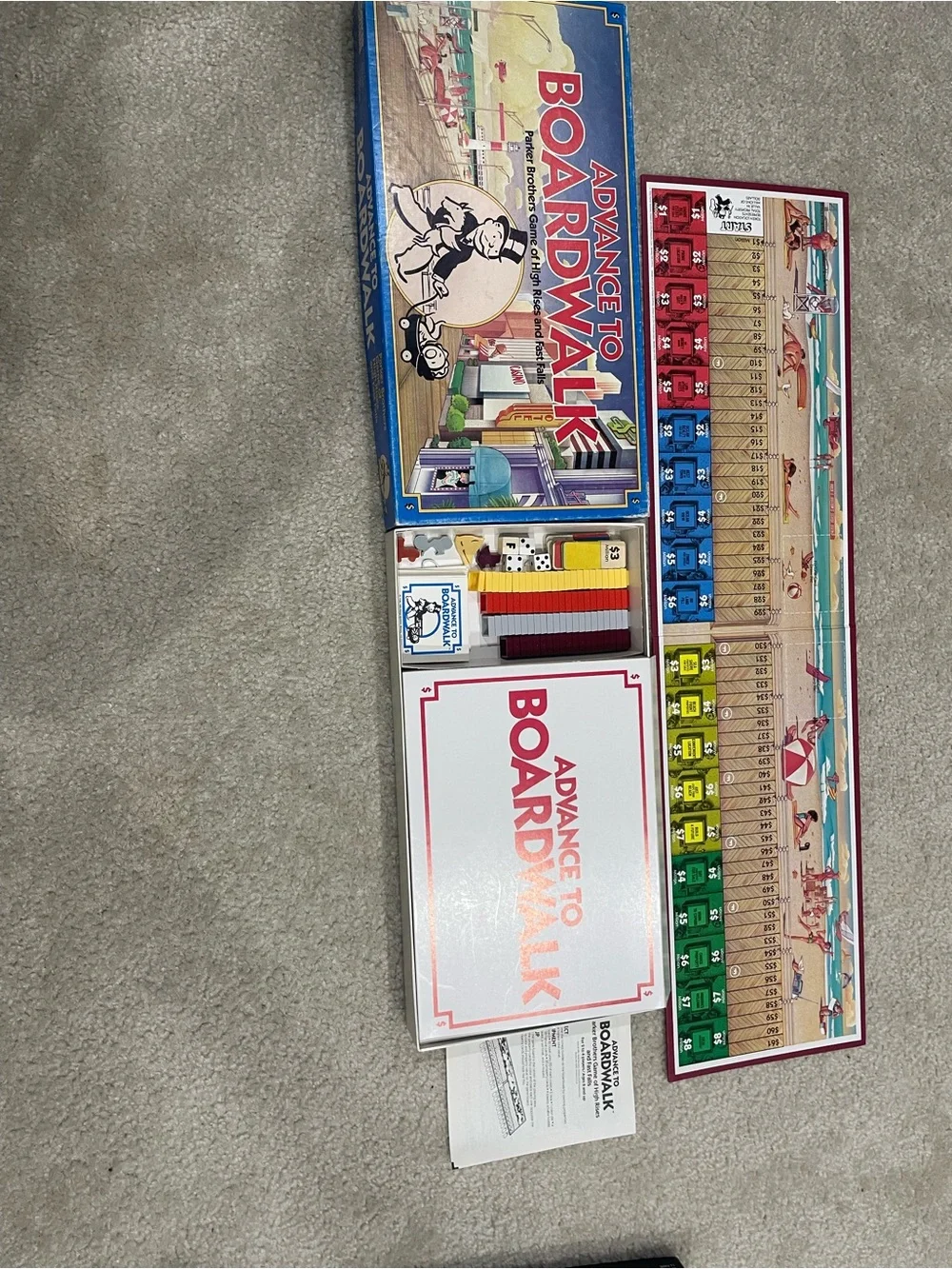 Monopoly Advance to Boardwalk game